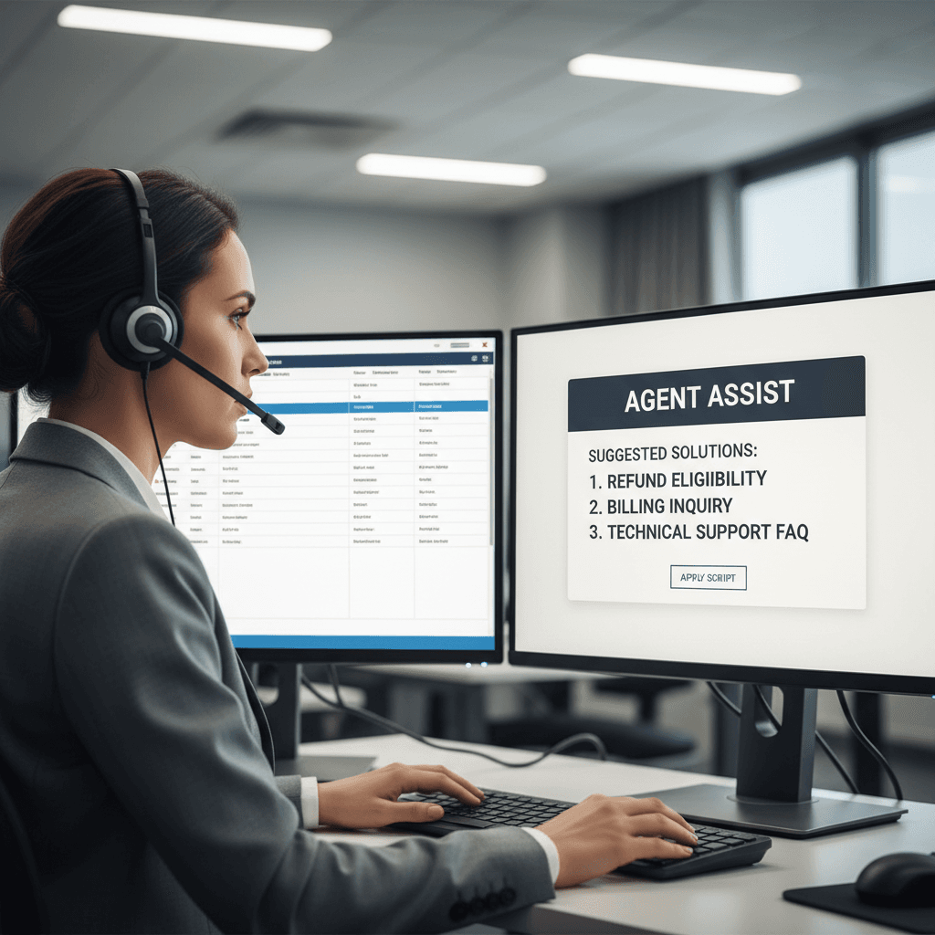 Contact center agent using agent assist tools